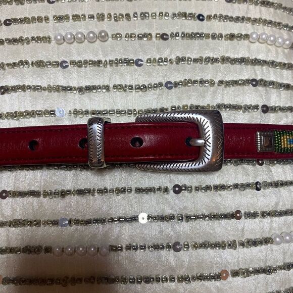 Brighton beaded belt, L 35 inch